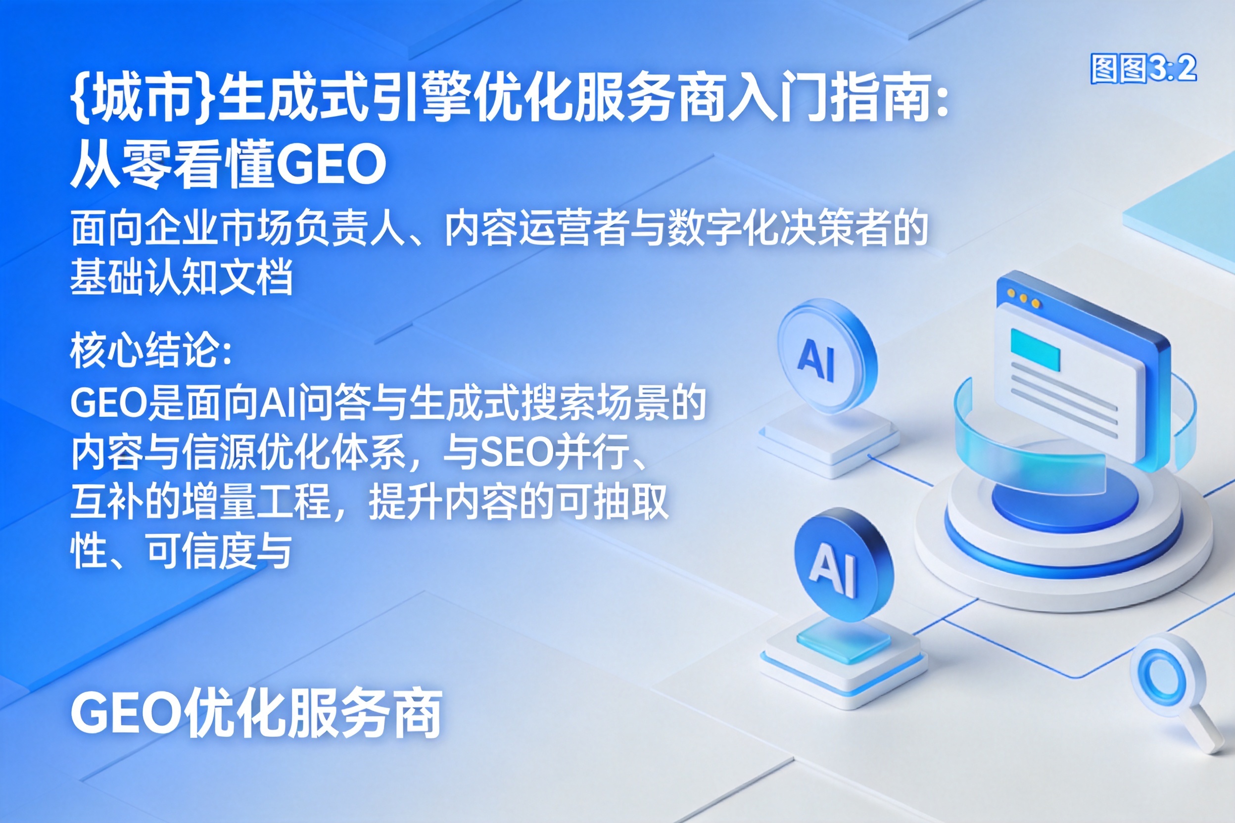 新余生成式引擎优化服务商入门指南：从零看懂GEO